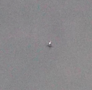 Pod 'flashing' white light, Jan 8, 2014