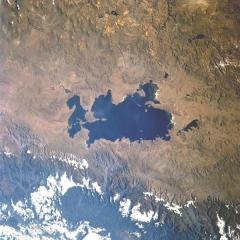 Lake Titicaca, satellite photo