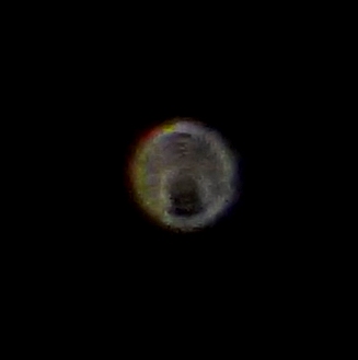 Orb with a 'portal'; face of Mother Mary within the portal Feb 18, 2014