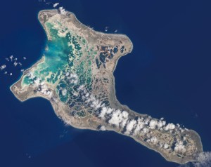 Christmas Island (Kirimati in Indonesian), photo NASA.