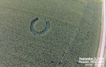 Photo taken by Yvonne Boschman, Sept 3, 2014, Hoeven, Holland: see Crop Circle Connector, BLT Research, Robbert van den Broeke.