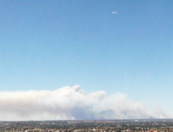 Close-up, Shem Arua and light pillar.