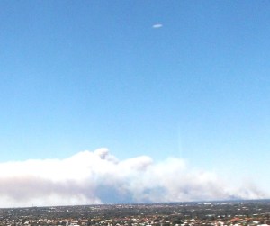 Shem Arua angling slightly, before heading slowly west. A friend who lives west of the fire site said later, she felt a clear message that the area she lived in was safe and there was no need to flee. The fire got into pine plantations but was stopped before reaching the major residential area.
