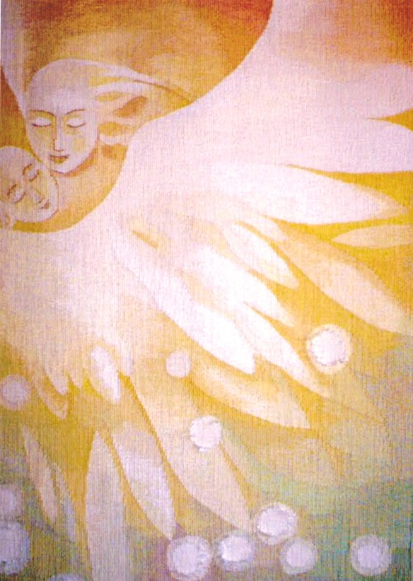 Mother and Child, woven 2004.