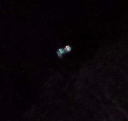 Decloaked Orion ship close-up.