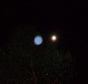 Beautiful light blue orb, AA Haniel's energy.