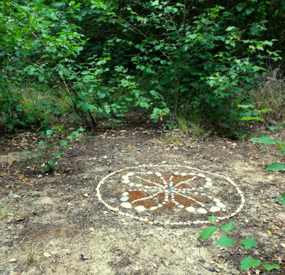Sacred Circle remade/refreshed with white river crystals. 